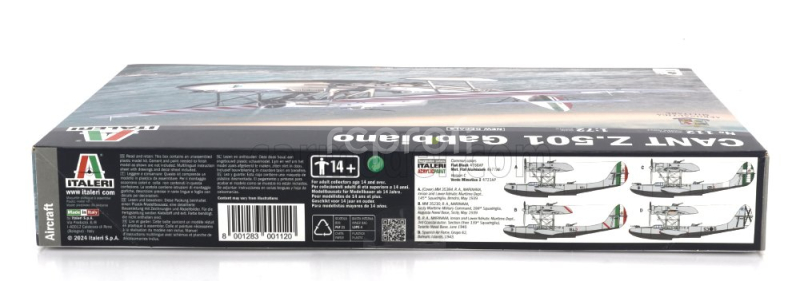 Italeri Cant Z.501 Gabbiano Idrovolante Airplane Military Aeronautica Militare 1:72 /
