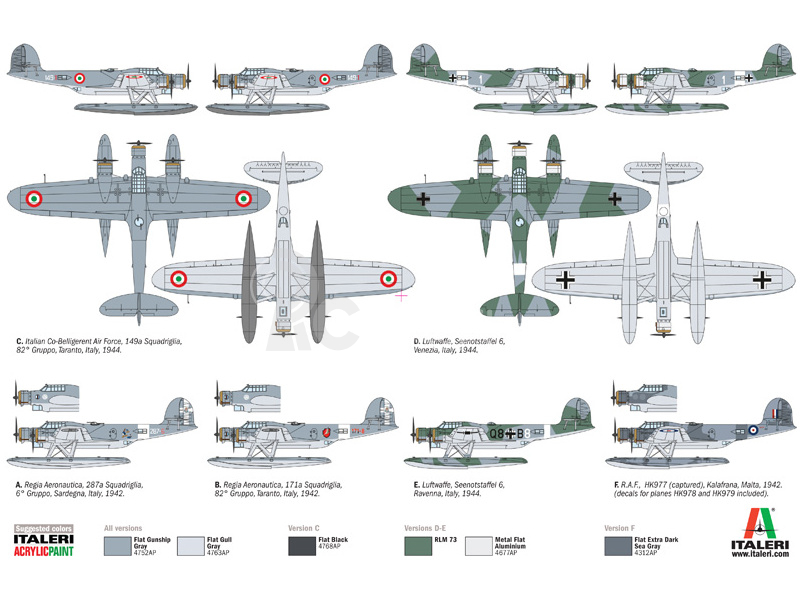 Italeri Cant.Z 506B Airone Historic Upgrade (1:72)