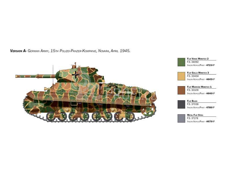 Italeri Carro Armato P40 (1:35)