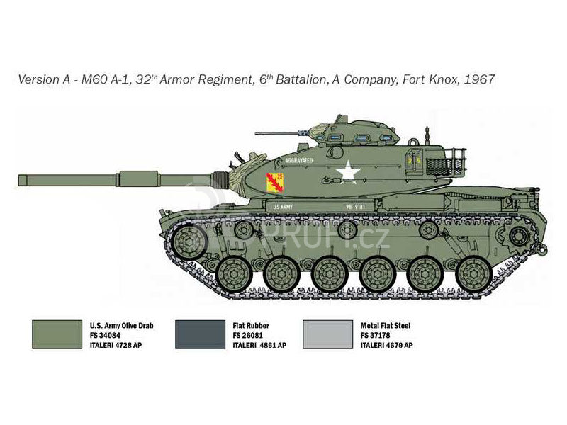 Italeri Chrysler M60A1 (1:72)