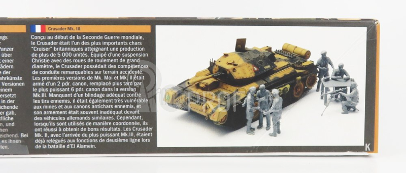 Italeri Crusader Mkiii & British Tank El Alamein With British Crew Tank Military 1942 1:35 /