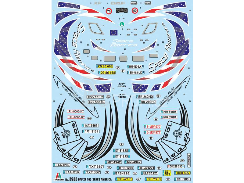Italeri DAF XF105 Space America (1:24)