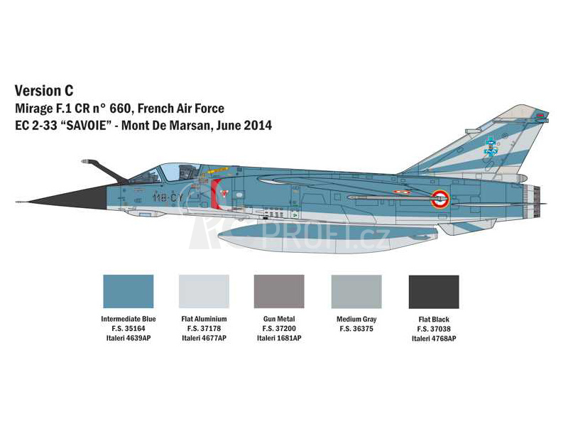 Italeri Dassault Mirage F1 Bye-bye (1:48)