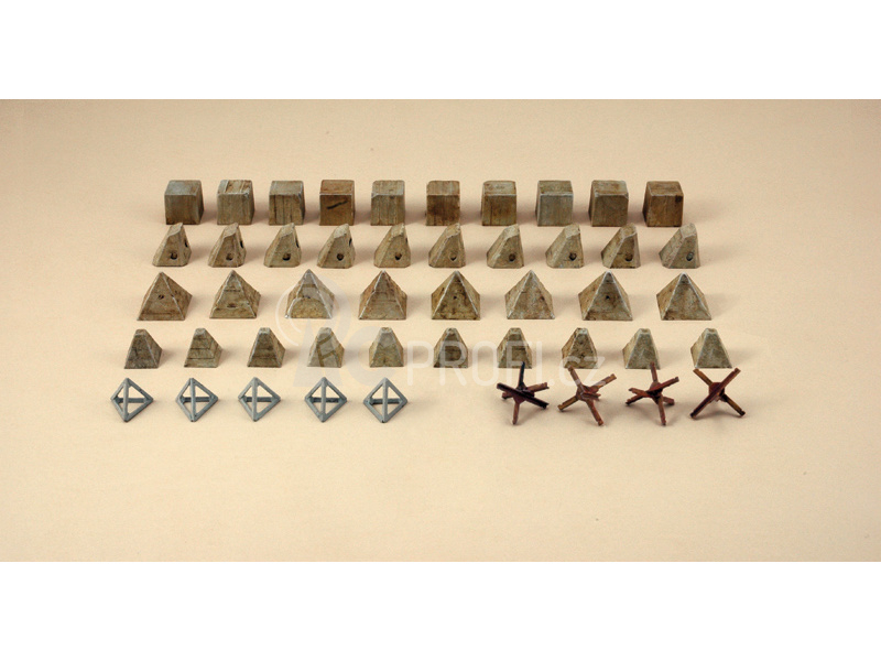 Italeri diorama - Anti tank obstacles (1:72)