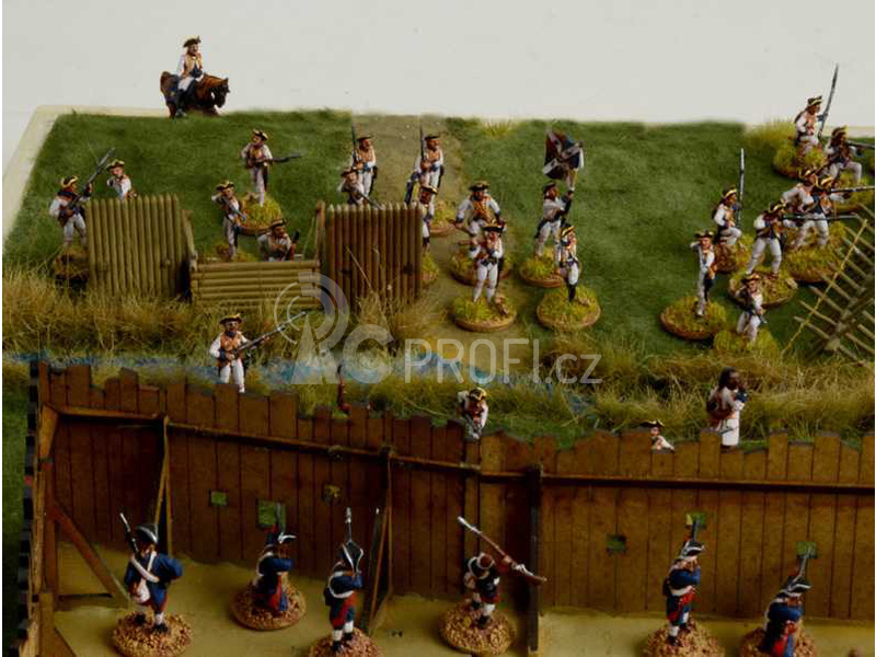 Italeri diorama francozsko-indiánká válka Last Outpost 1754-1763 (1:72)