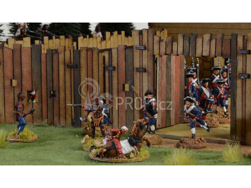 Italeri diorama francozsko-indiánká válka Last Outpost 1754-1763 (1:72)