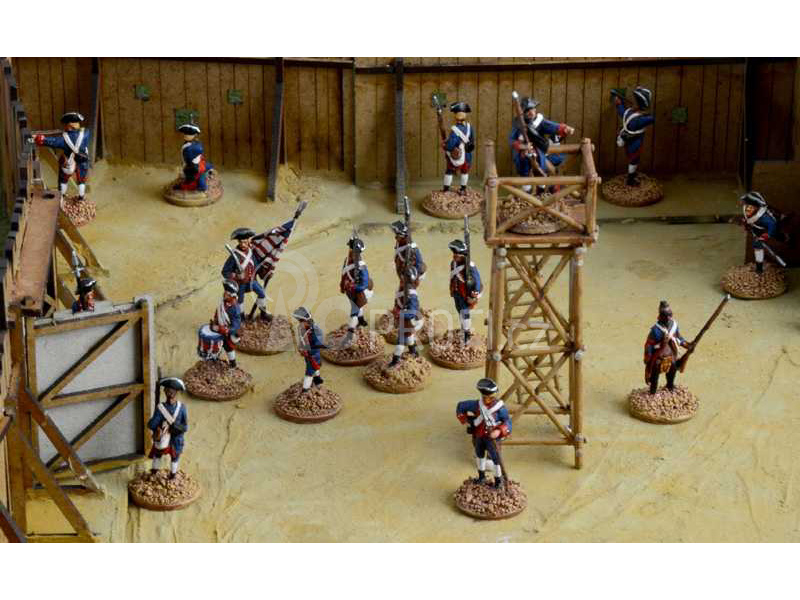 Italeri diorama francozsko-indiánká válka Last Outpost 1754-1763 (1:72)