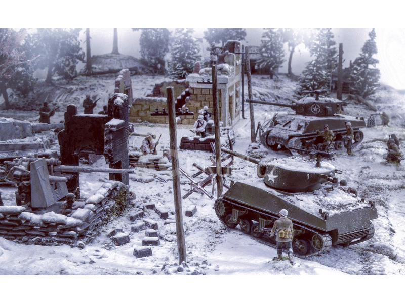 Italeri diorama - Obléhání Bastogne (1:72)