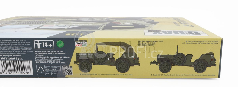 Italeri Dodge Wc56/57 4x4 Command Car Military 1944 1:35 /