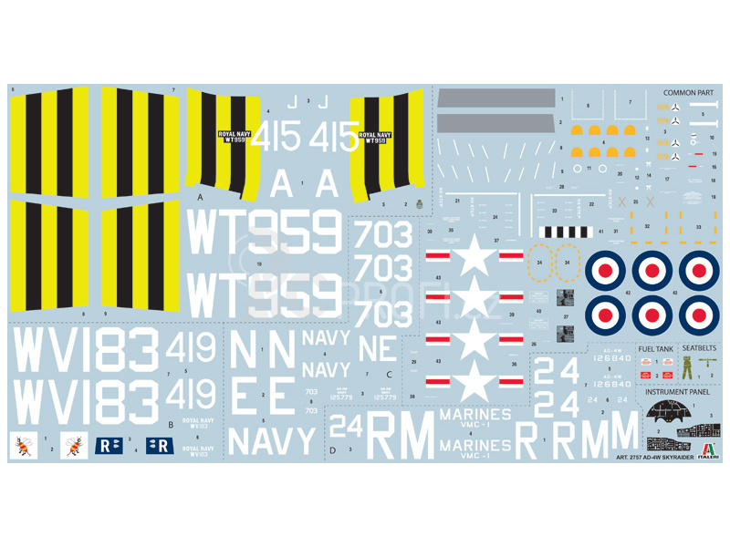 Italeri Douglas AD-4W Skyraider(1:48)