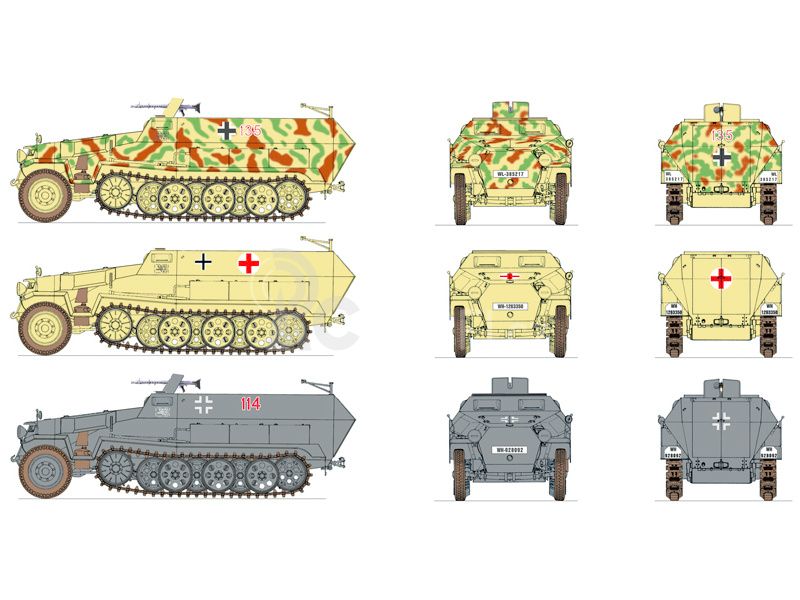 Italeri Easy Kit Hanomag SdKfz 251/1 Ausf.C (1:72)