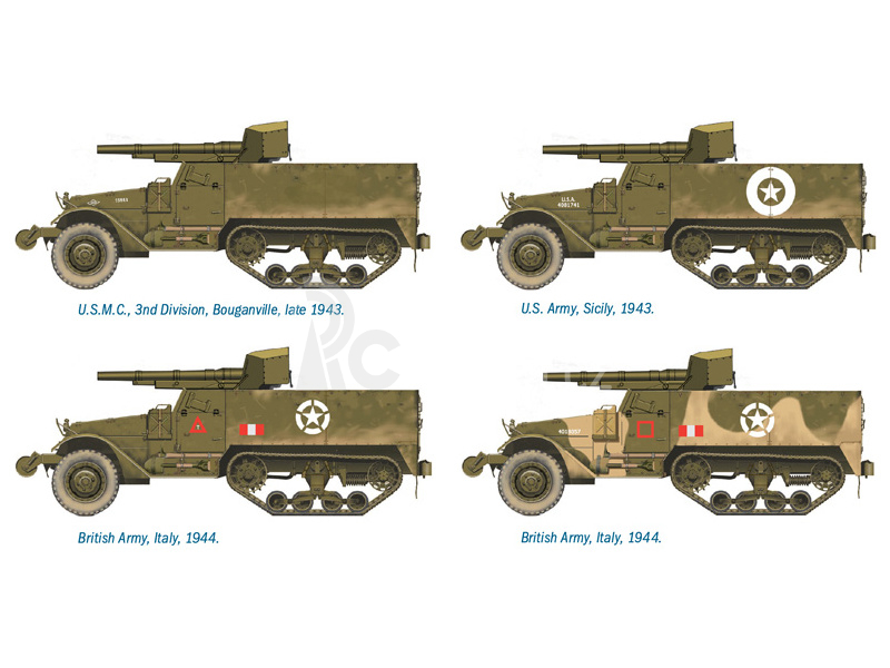 Italeri Easy Kit - M3 75mm HALF TRACK (1:72)