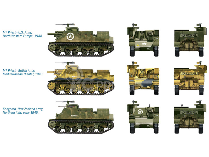 Italeri Easy Kit - M7 PRIEST / KANGAROO (1:72)