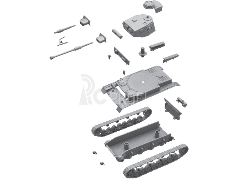 Italeri Easy Kit - Sd.Kfz.161 Pz.Kpfw.IV Ausf. F1/F2 (1:72)