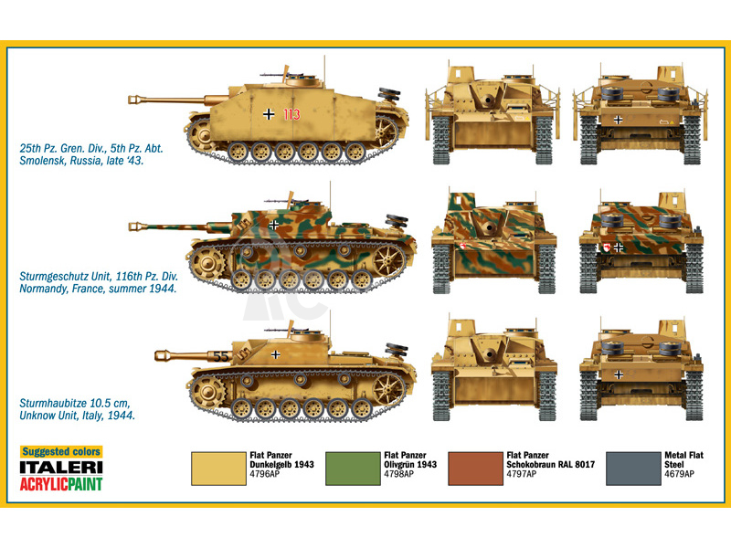 Italeri Easy Kit - STURMGESCHUTZ III (1:72)