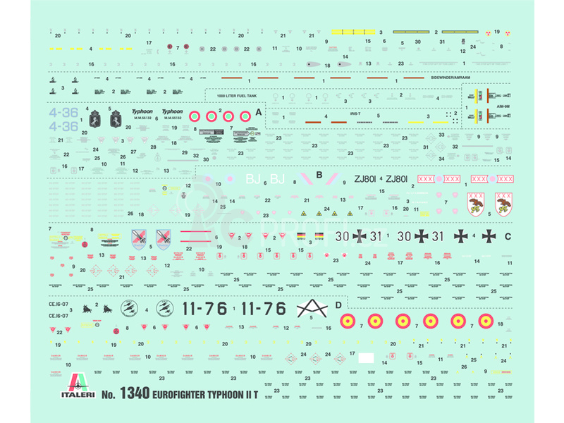 Italeri EF-2000 Typhoon with seater (1:72)