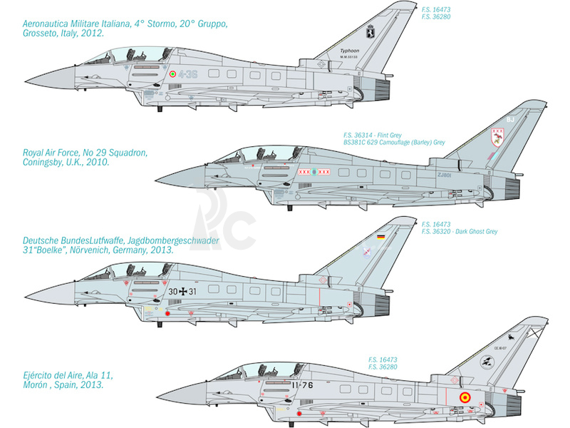 Italeri EF-2000 Typhoon with seater (1:72)