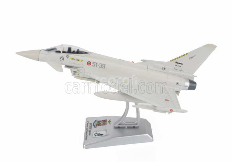 Italeri Eurofighter Ef-2000 Typhoon Airplane Military - Aeronautica Militare 51th Stormo Istrana Italy 1:100 /