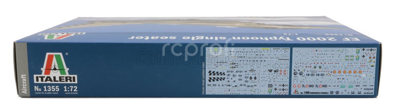 Italeri Eurofighter Ef-2000 Typhoon Airplane Single Seater Military 1994 1:72 /