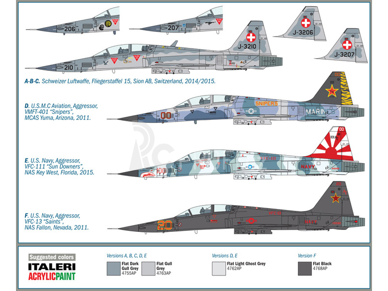 Italeri F-5 F Twin Seater (1:72)
