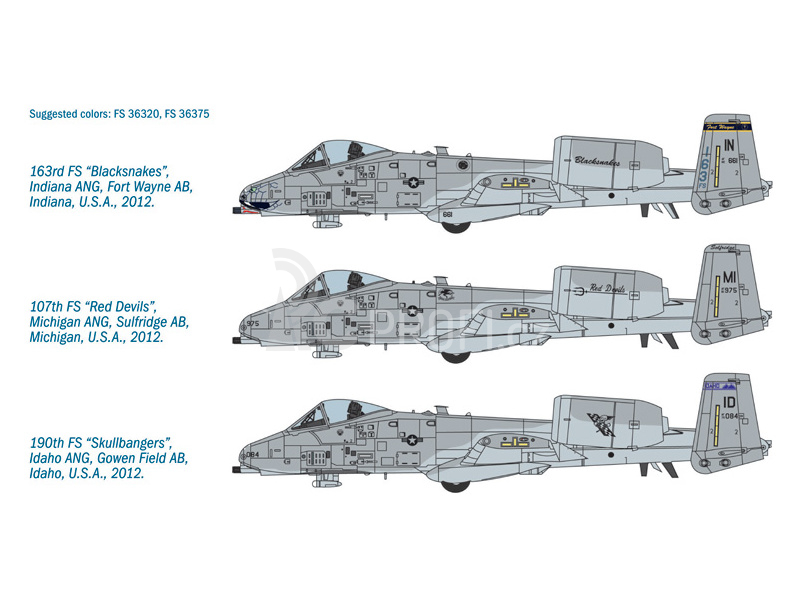 Italeri Fairchild A-10C 