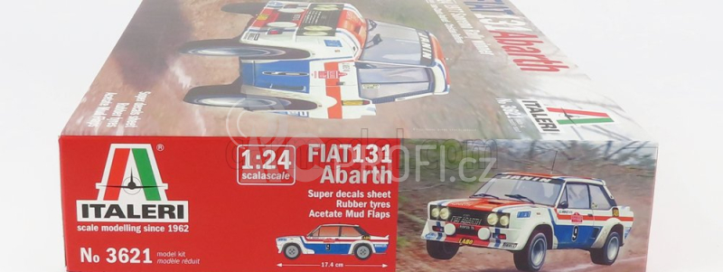 Italeri Fiat 131 Abarth N 9 Winner Rally Sanremo 1977 J.c.andruet - C.delferier 1:24 /