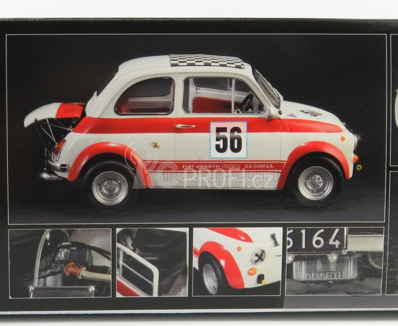 Italeri Fiat 500 Abarth 695ss Assetto Corsa 1968 - Street Or N 56 Racing Version 1:12 /