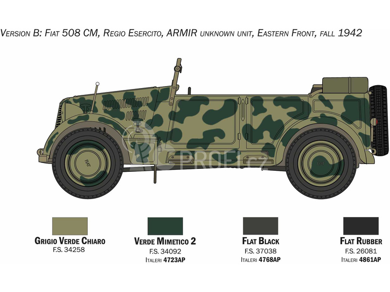 Italeri Fiat 508 CM Coloniale (1:35)