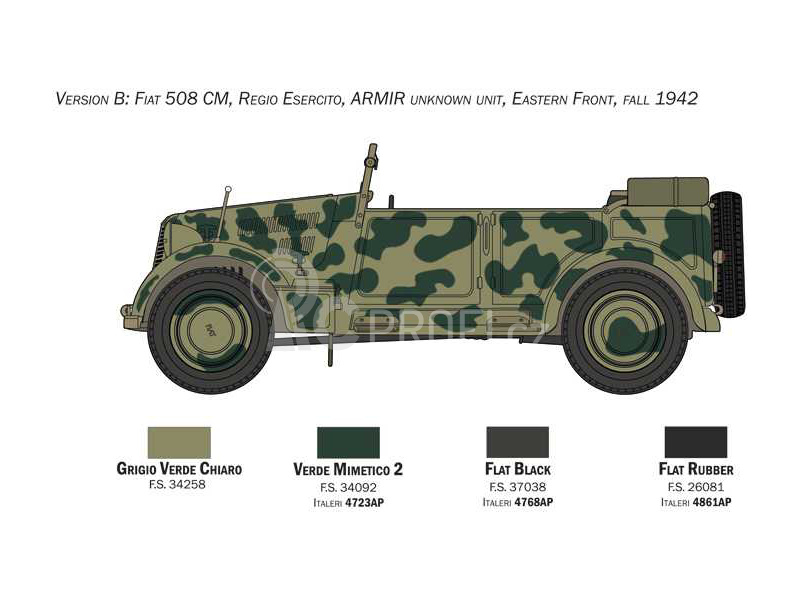 Italeri Fiat 508 CM Coloniale (1:35)