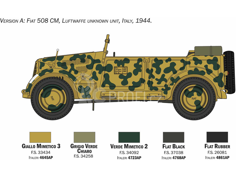 Italeri Fiat 508 CM Coloniale (1:35)