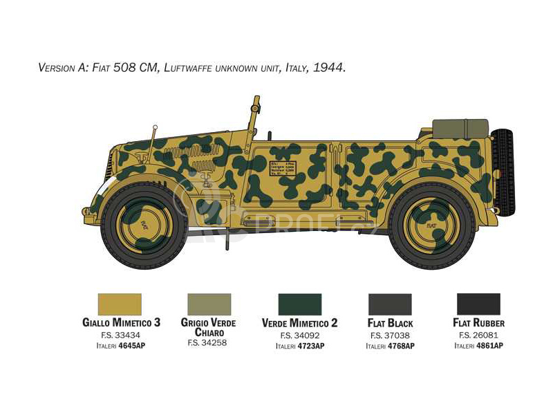 Italeri Fiat 508 CM Coloniale (1:35)