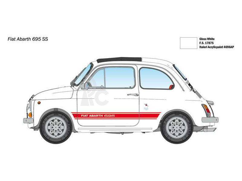 Italeri Fiat Abarth 695SS/Assetto Corsa (1:12)
