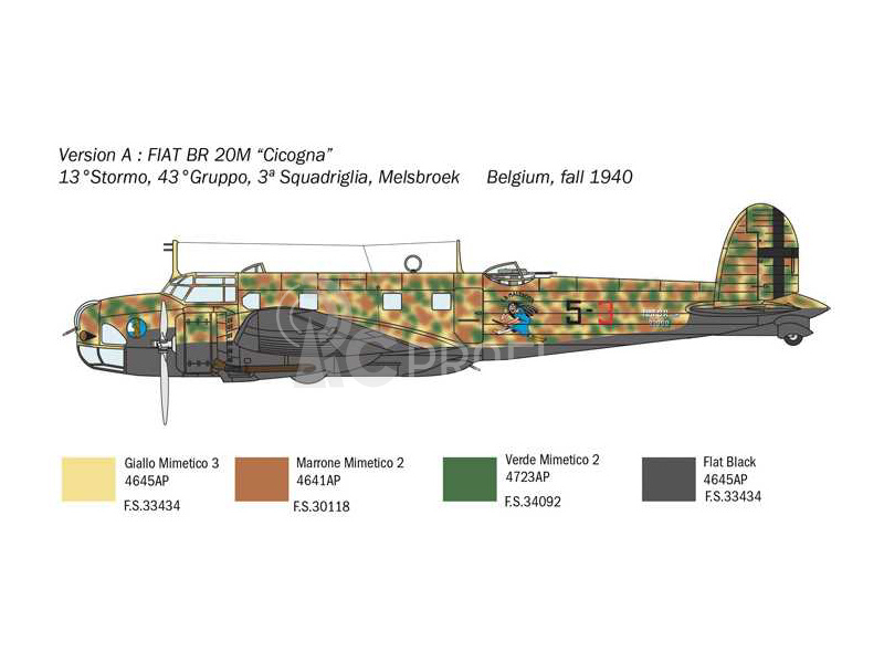 Italeri Fiat BR.20 Cicogna (1:72)