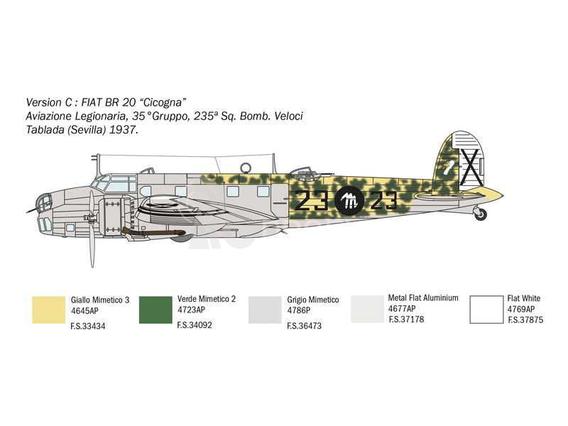 Italeri Fiat BR.20 Cicogna (1:72)