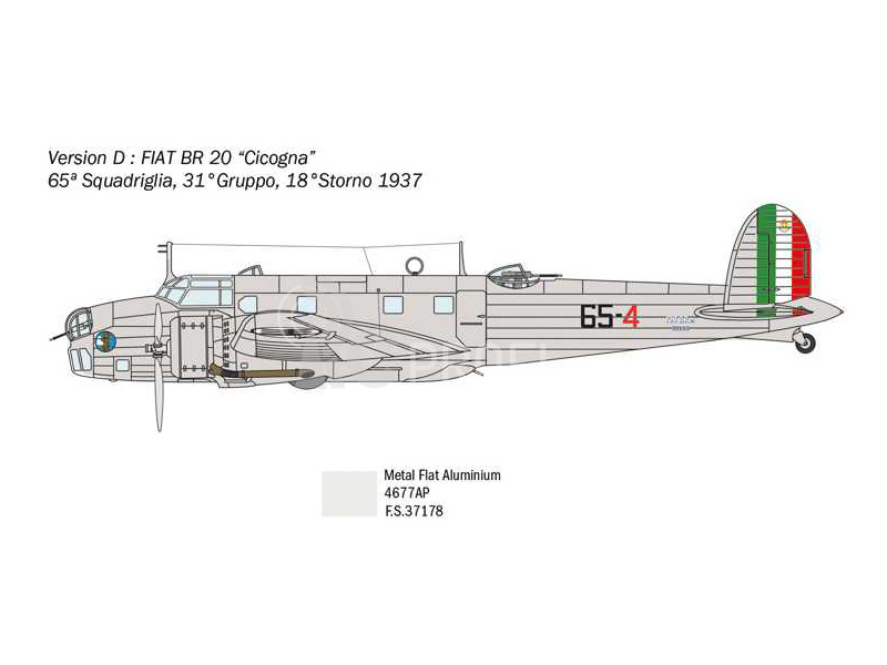 Italeri Fiat BR.20 Cicogna (1:72)