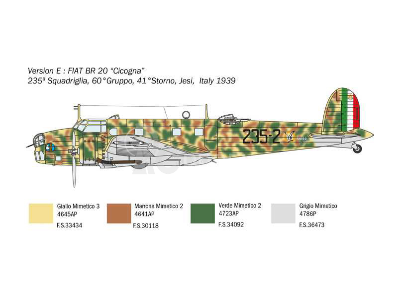 Italeri Fiat BR.20 Cicogna (1:72)