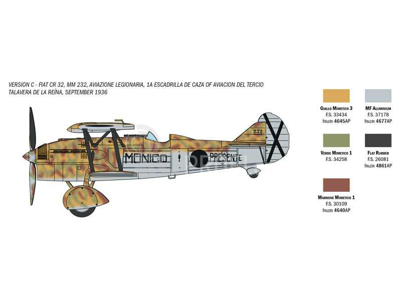 Italeri Fiat CR.32 (1:72)