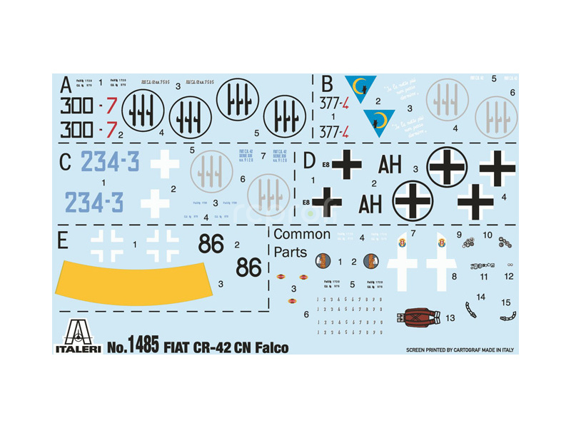 Italeri Fiat CR.42 CN Falco Night Fighter (1:72)