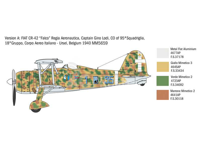 Italeri Fiat CR.42 Falco (1:48)