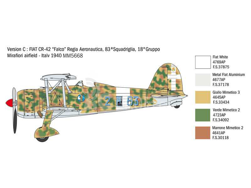 Italeri Fiat CR.42 Falco (1:48)