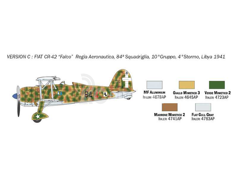 Italeri Fiat CR.42 Falco (1:72)