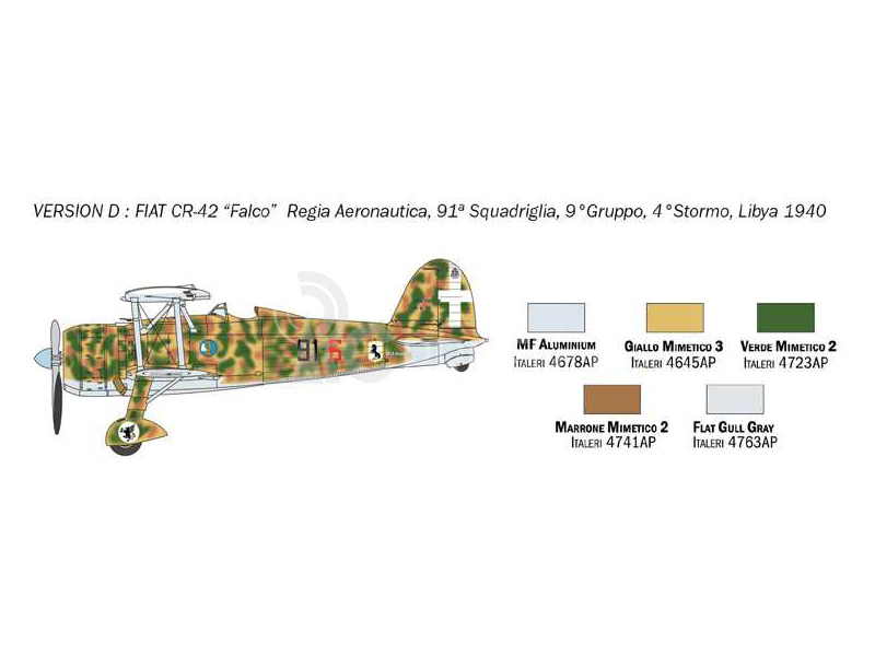 Italeri Fiat CR.42 Falco (1:72)