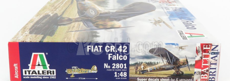 Italeri Fiat Cr.42 Falco Aeronatica Militare Battle Of Britain Airplane 1939 1:48 /