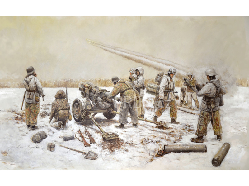 Italeri figurky - 7071 - 15 cm. NEBELWERFER 41 with CREW (1:72)