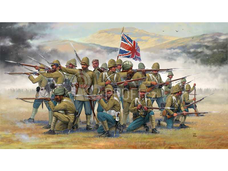 Italeri figurky - Britská pěchota a Sepoys (1:72)