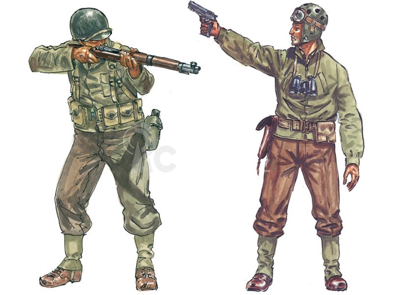 Italeri figurky německá pěchota WWII (1:72)