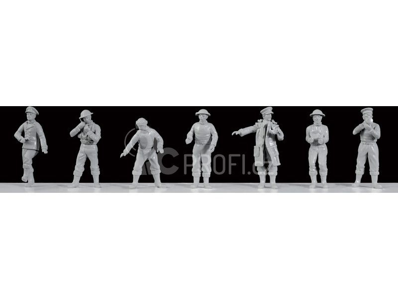 Italeri figurky - posádka Vosper MTB (1:35)