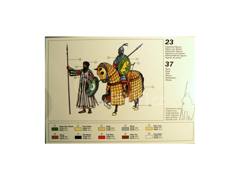 Italeri figurky - SARACENS WARRIOS (XIth CENTURY) (1:72)