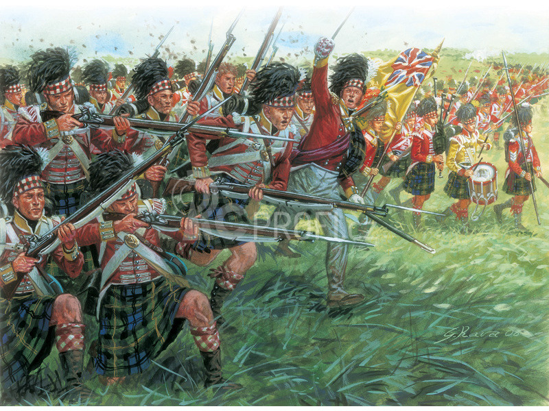 Italeri figurky - SCOTTISH INFANTRY (NAP.WARS) (1:72)