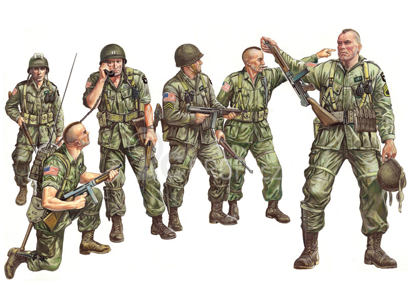 Italeri figurky - U.S. výsadkáři (1:35)